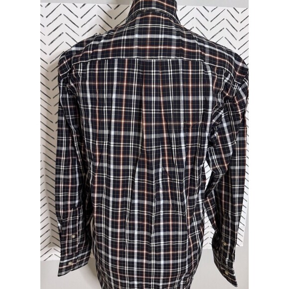 NWT T.Harris London Men's Plaid 100% Cotton Button Down Shirt Size Small - Picture 4 of 9